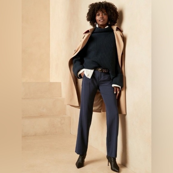 NWT! Banana Republic Women’s Navy Logan Bootcut Trouser Fit Pants - Multiple - Picture 5 of 5